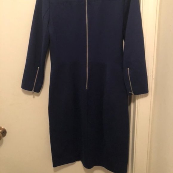 J Crew New Knit Zip Sheath Dress Retail 158.00 - Picture 2 of 4